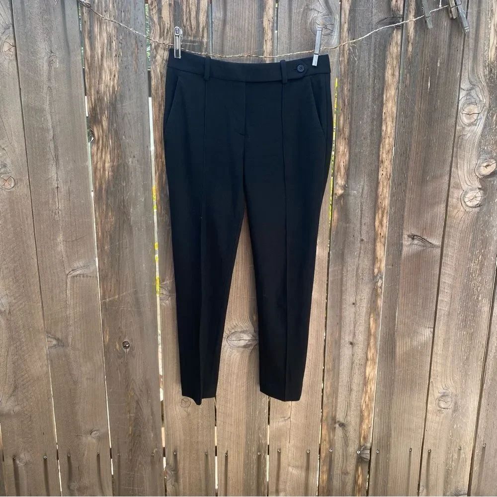 Theory Black Tailored cropped Trousers size 00
